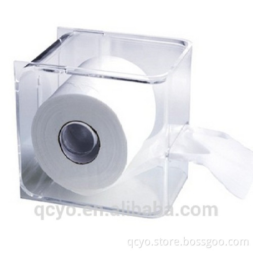 economic China clear acrylic bathroom facial tissue holder